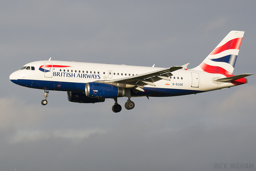 Airbus A319-131 - G-EUOE - British Airways
