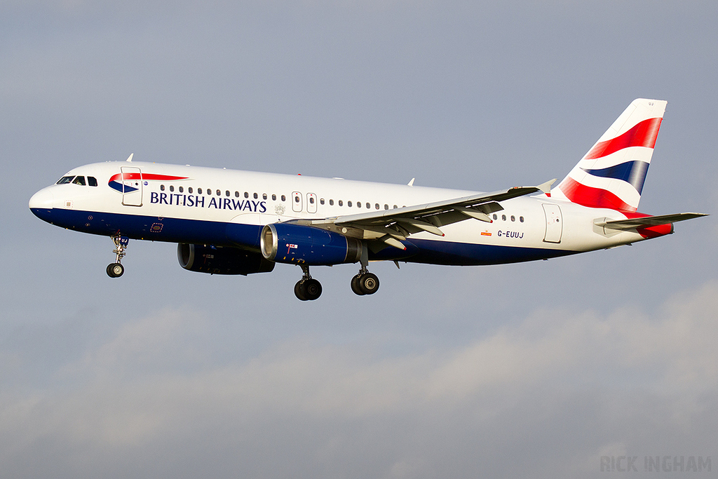 Airbus A320-232 - G-EUUJ - British Airways