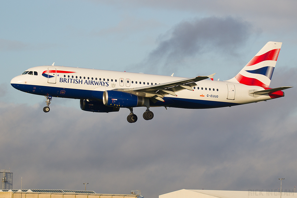 Airbus A320-232 - G-EUUO - British Airways
