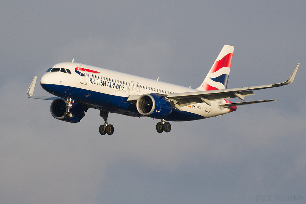 Airbus A320-251N NEO - G-TTNU - British Airways