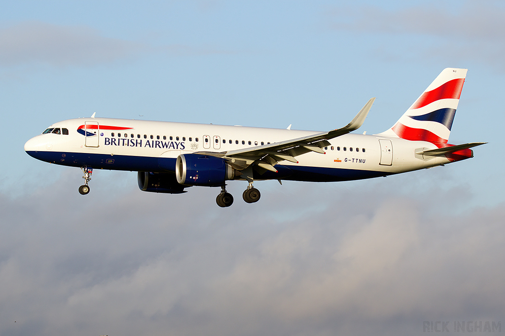 Airbus A320-251N NEO - G-TTNU - British Airways