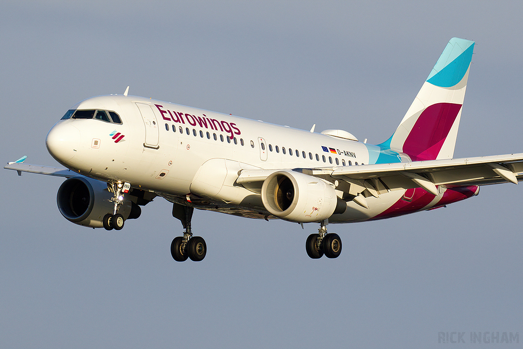 Airbus A319-100 - D-AKNV - Eurowings