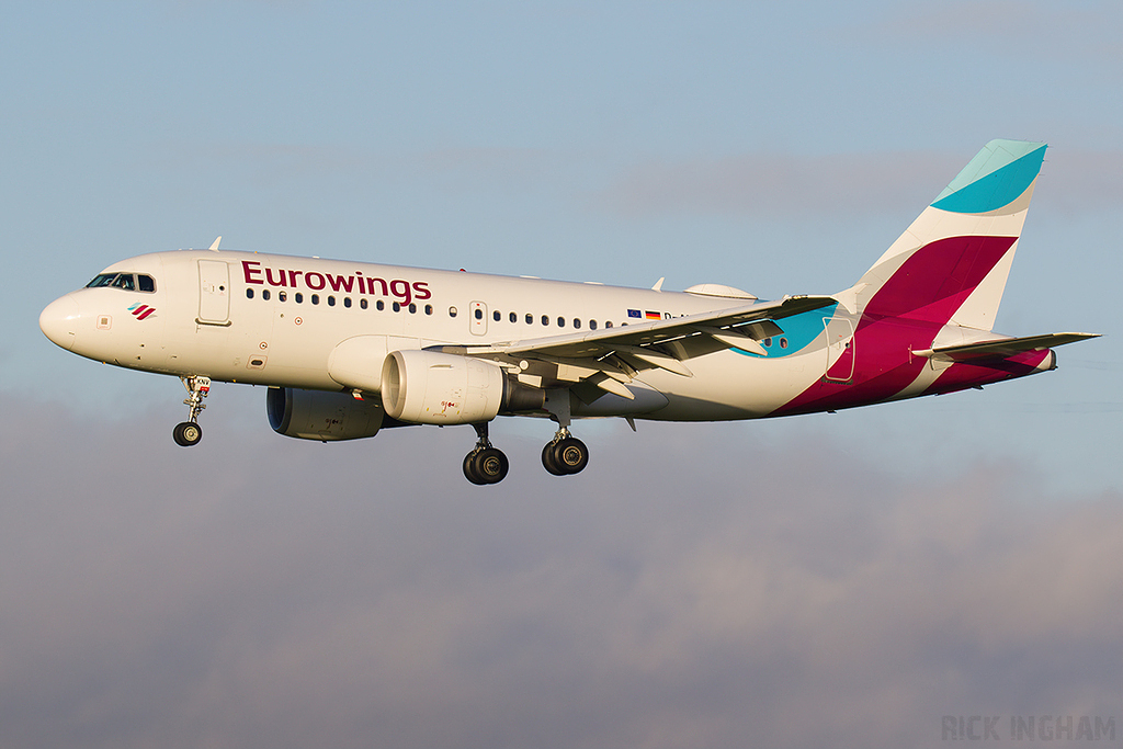 Airbus A319-100 - D-AKNV - Eurowings