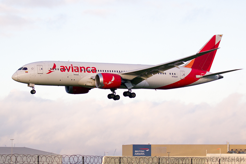 Boeing 787-8 Dreamliner - N782AY - Avianca