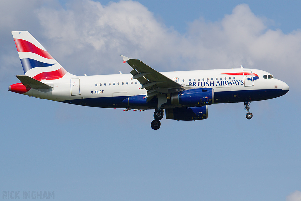 Airbus A319-131 - G-EUOF - British Airways