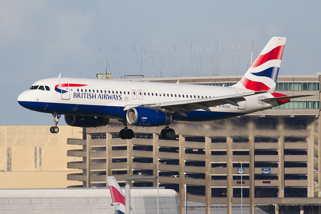 Airbus A320-232 - G-EUUO - British Airways