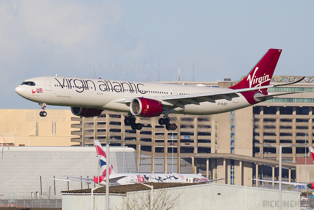 Airbus A330-941 - G-VLDY - Virgin Atlantic