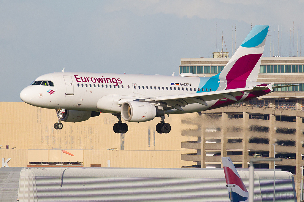Airbus A319-100 - D-AKNV - Eurowings