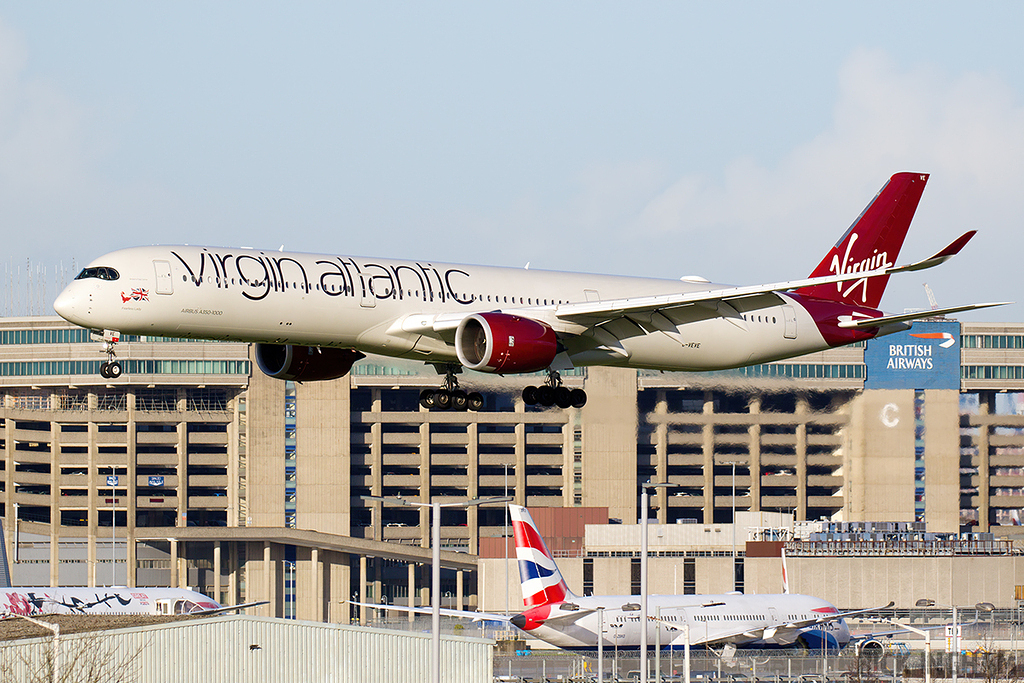 Airbus A350-1041 - G-VEVE - Virgin Atlantic