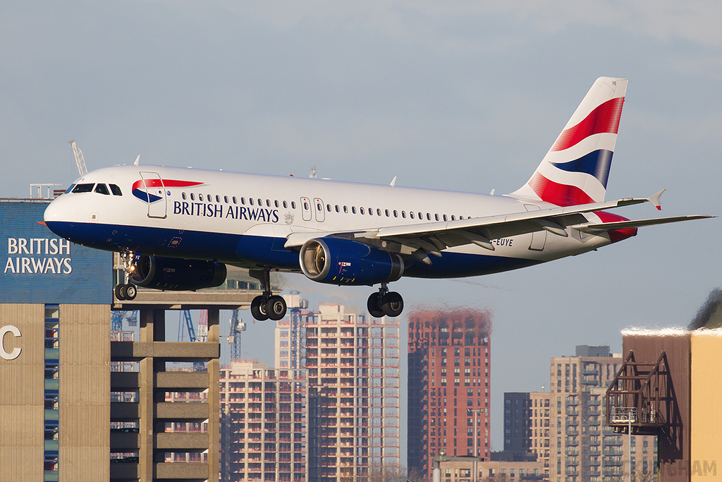 Airbus A320-232 - G-EUYE - British Airways