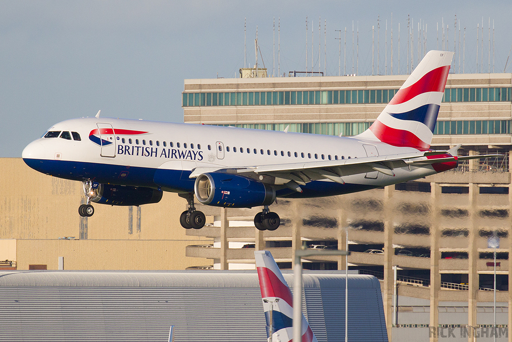 Airbus A319-131 - G-DBCF - British Airways