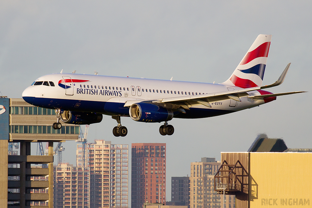 Airbus A320-232 - G-EUYV - British Airways