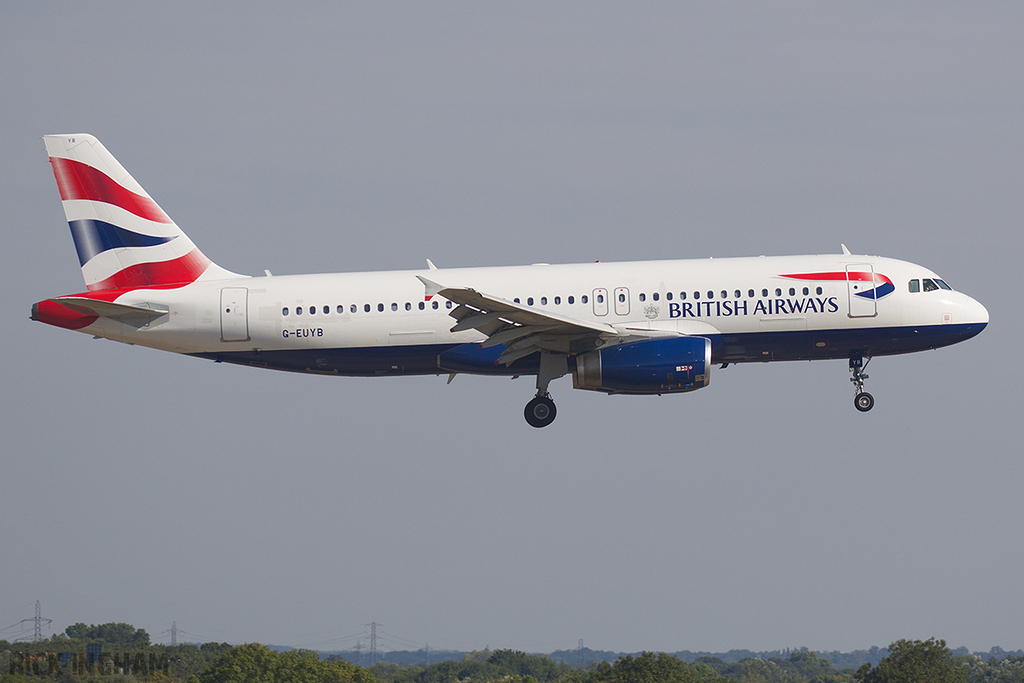 Airbus A320-232 - G-EUYB - British Airways