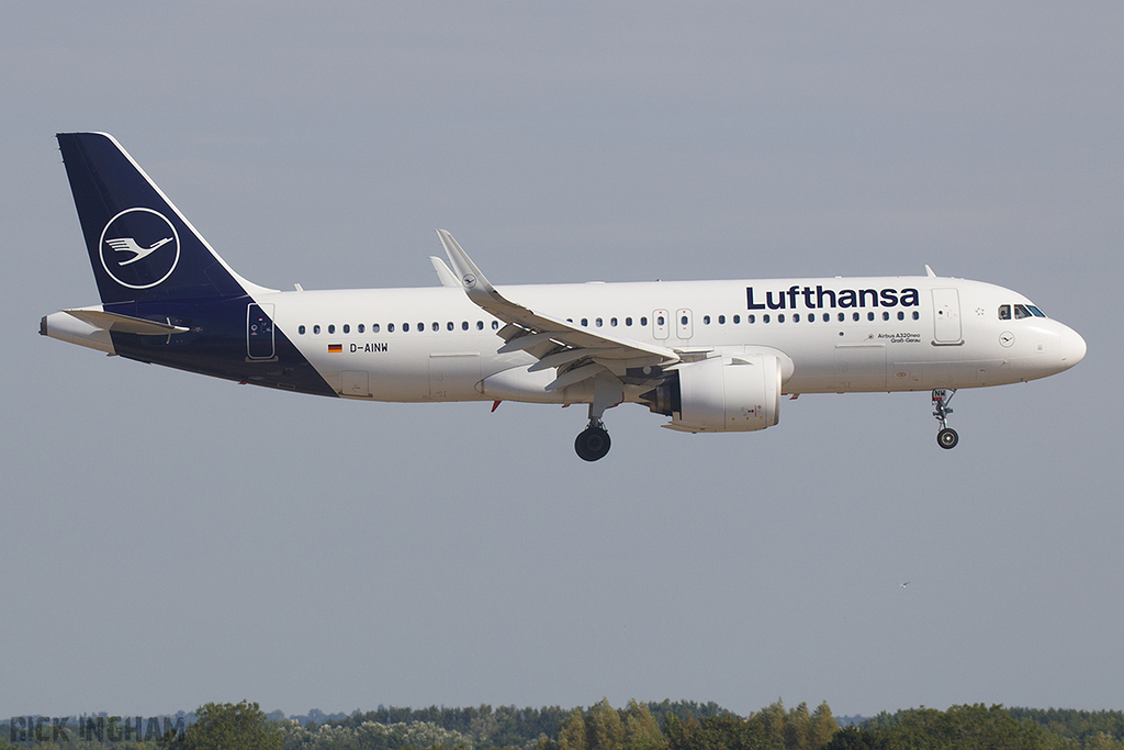 Airbus A320-271N - D-AINW - Lufthansa