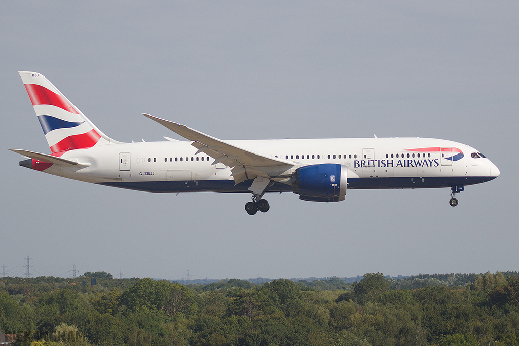 Boeing 787-8 Dreamliner - G-ZBJJ - British Airways