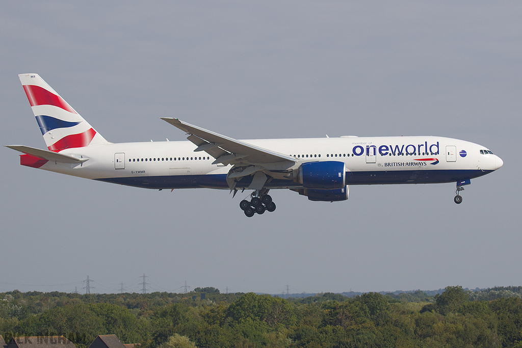 Boeing 777-236ER - G-YMMR - OneWorld | British Airways