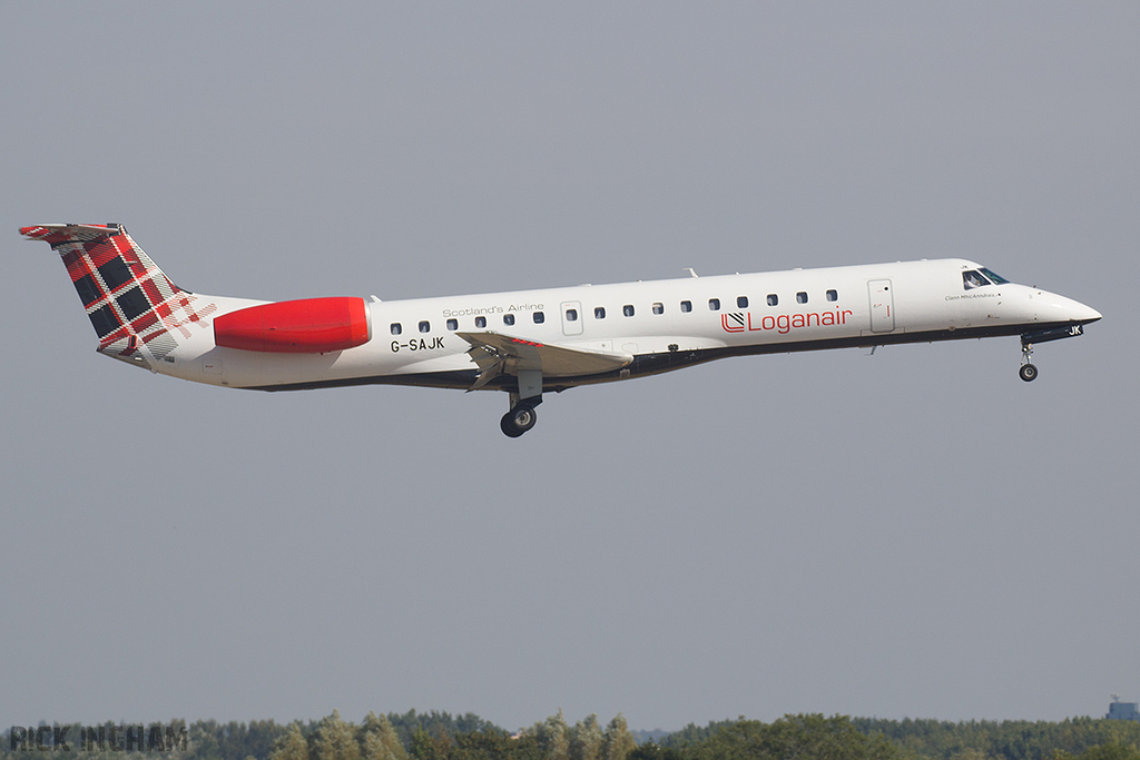 Embraer ERJ-145EP - G-SAJK - Loganair