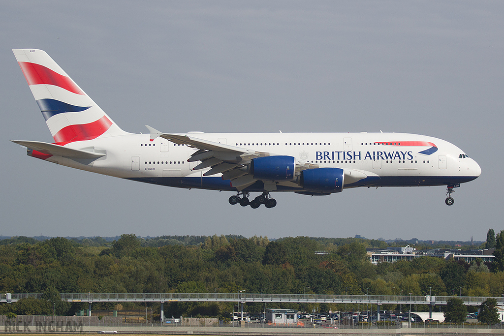 Airbus A380-841 - G-XLEH - British Airways