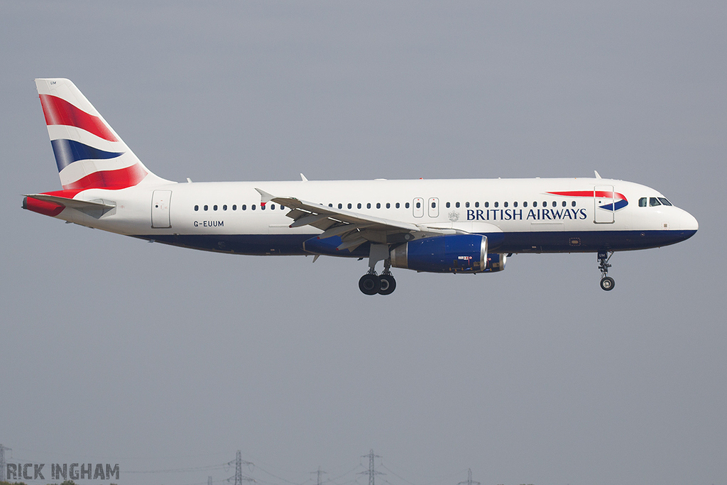 Airbus A320-232 - G-EUUM - British Airways