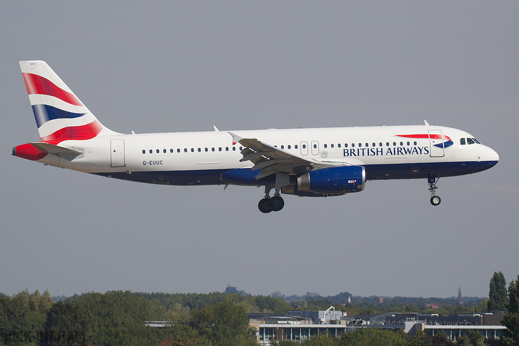 Airbus A320-232 - G-EUUC - British Airways