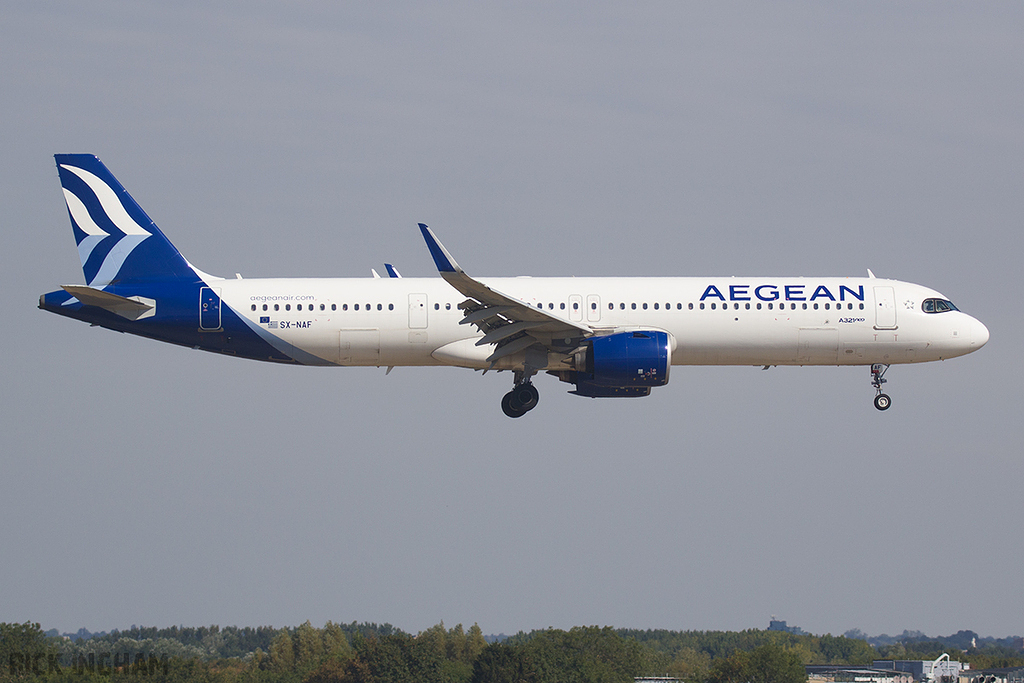 Airbus A321-271NX - SX-NAF - Aegean Airlines