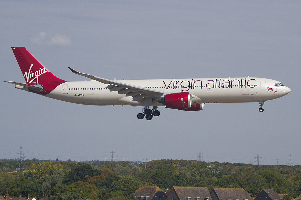 Airbus A330-941 - G-VEYR - Virgin Atlantic