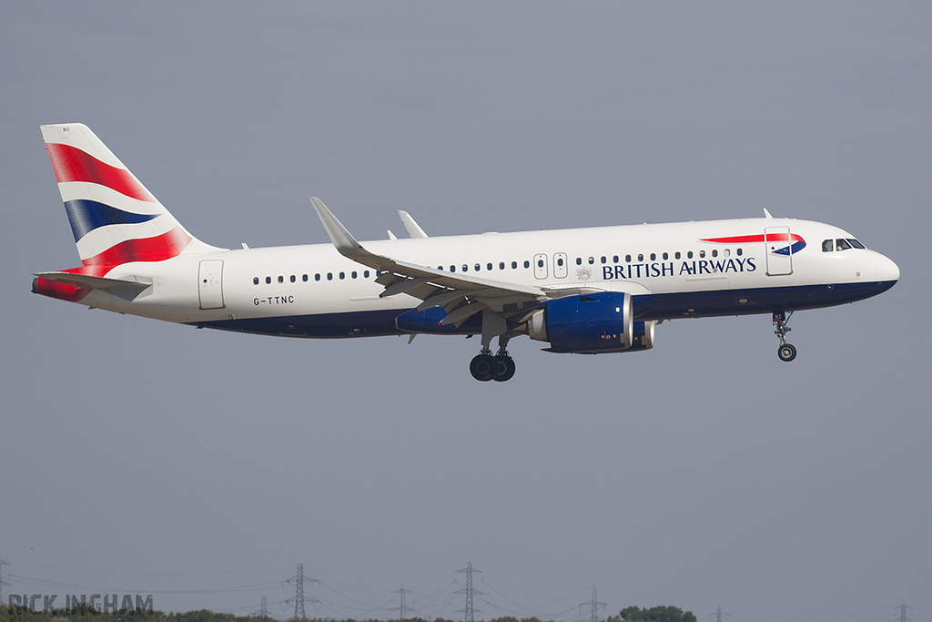 Airbus A320-251NSL NEO - G-TTNC - British Airways
