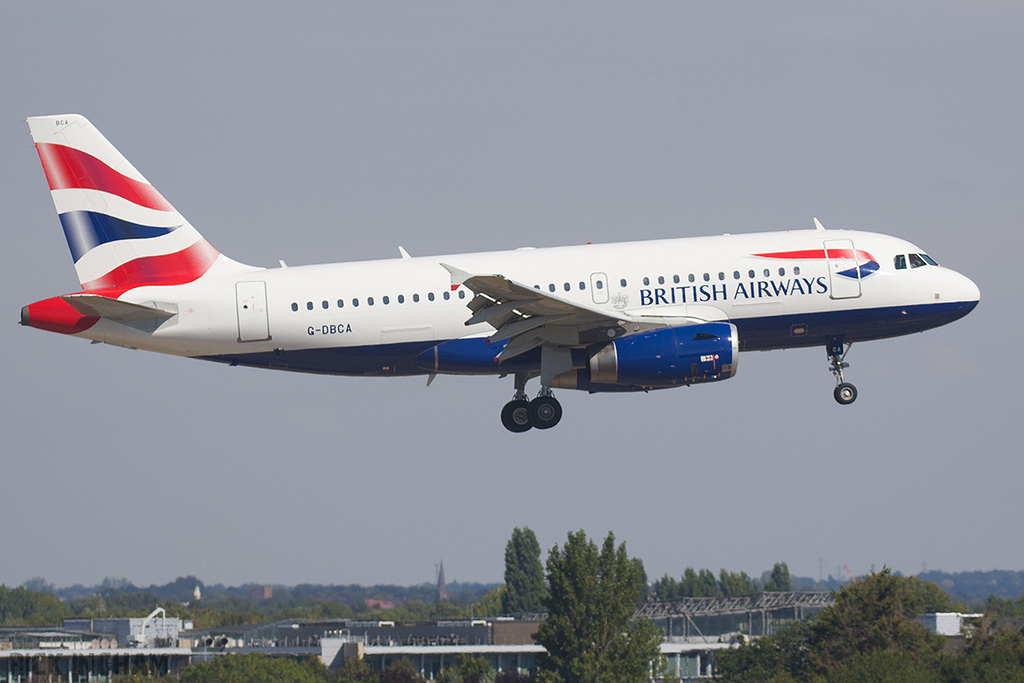 Airbus A319-131 - G-DBCA - British Airways