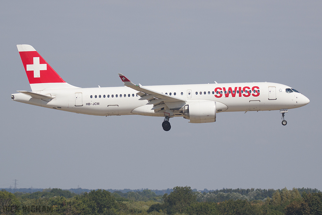 Airbus A220-300 - HB-JCM - Swiss Airlines