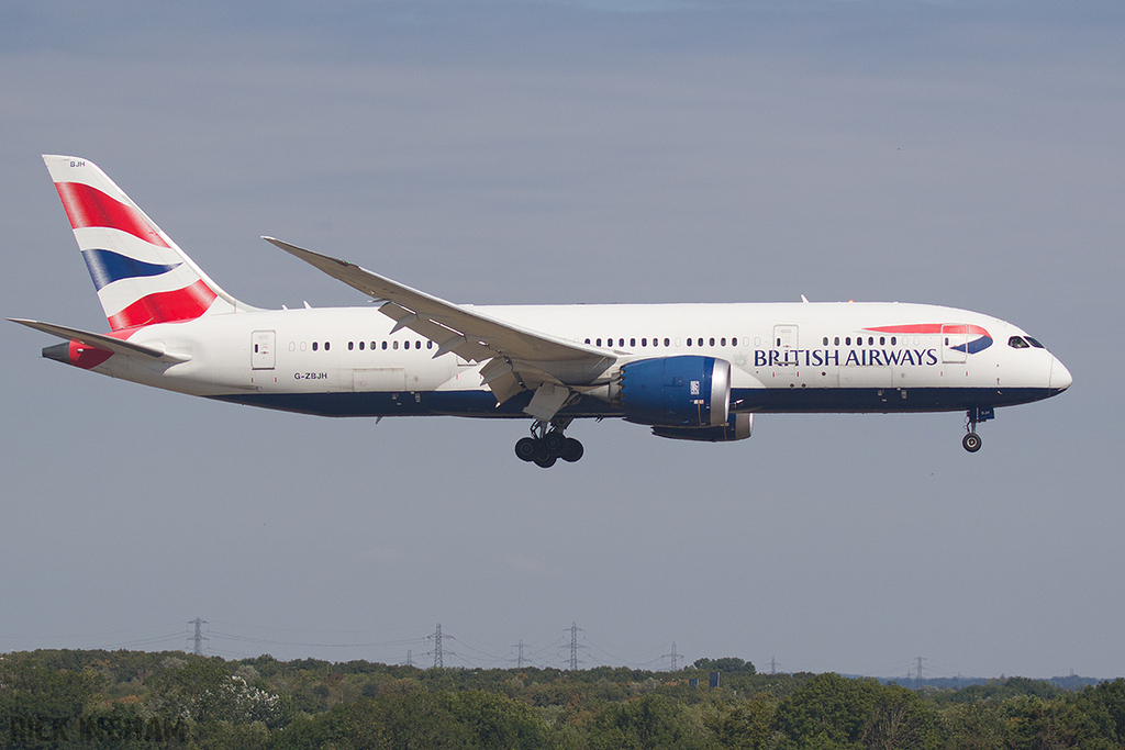 Boeing 787-8 Dreamliner - G-ZBJH - British Airways