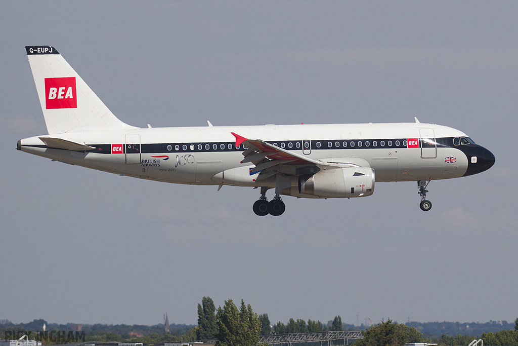 Airbus A319-131 - G-EUPJ - British Airways