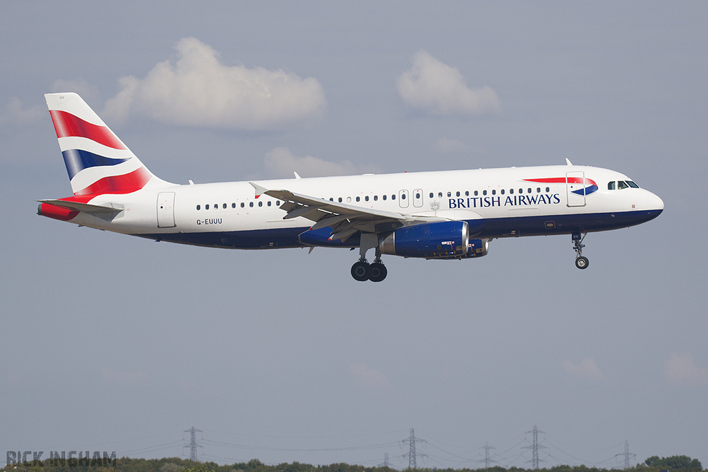 Airbus A320-232 - G-EUUU - British Airways