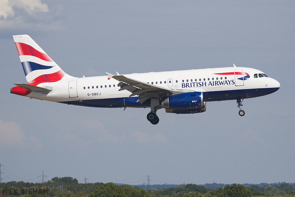 Airbus A319-131 - G-DBCJ - British Airways