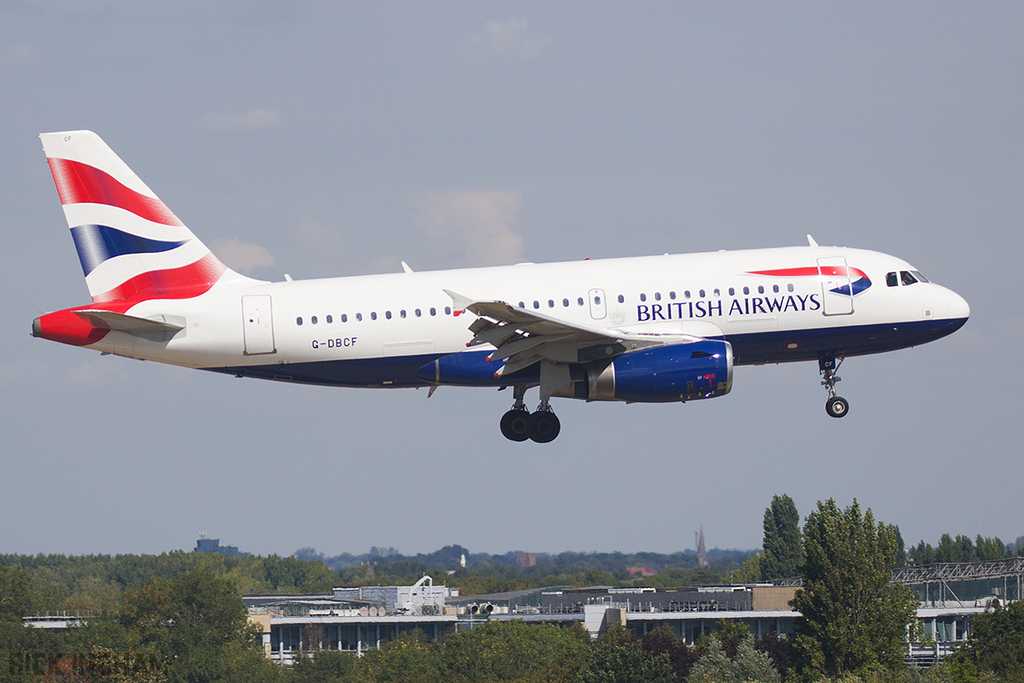 Airbus A319-131 - G-DBCF - British Airways