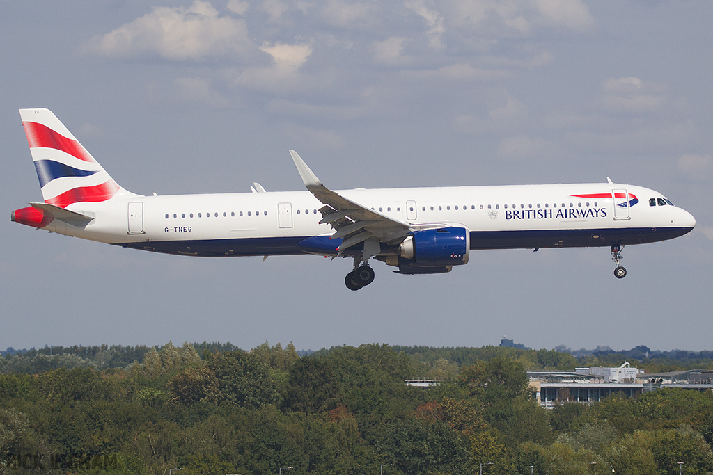 Airbus A321-251NX - G-TNEG - British Airways