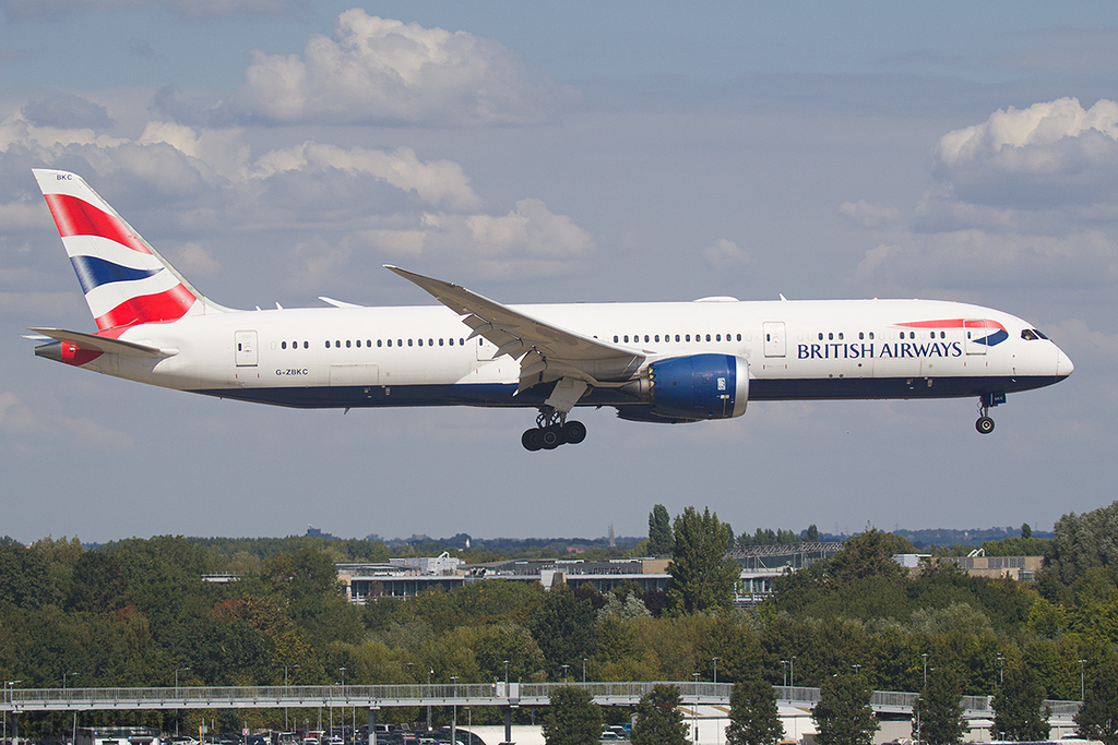 Boeing 787-9 Dreamliner - G-ZBKC - British Airways