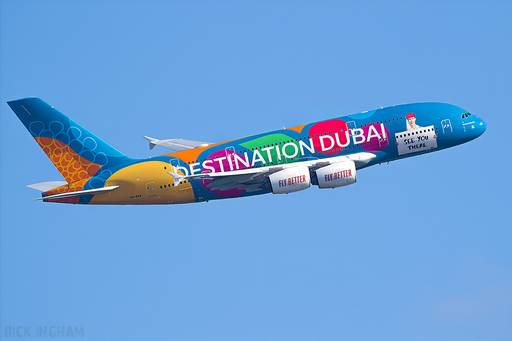 Airbus A380-861 - A6-EEW - Emirates