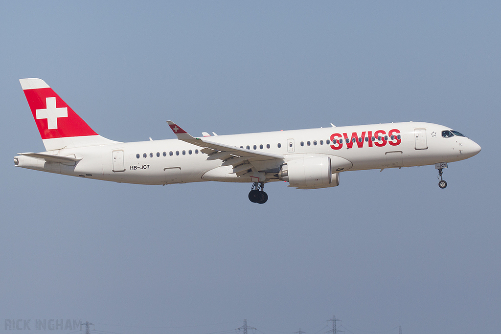 Airbus A220-300 - HB-JCT - Swiss Airlines