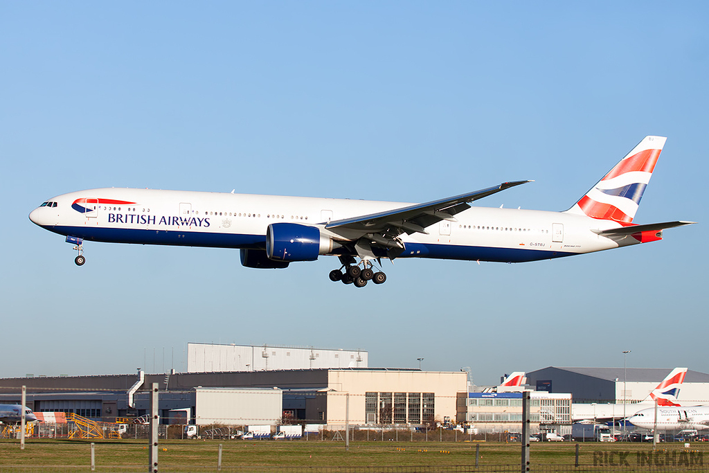 Boeing 777-336ER - G-STBJ - British Airways