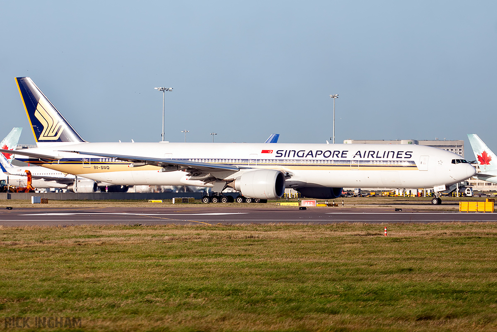 Boeing 777-312ER - 9V-SWQ - Singapore Airlines