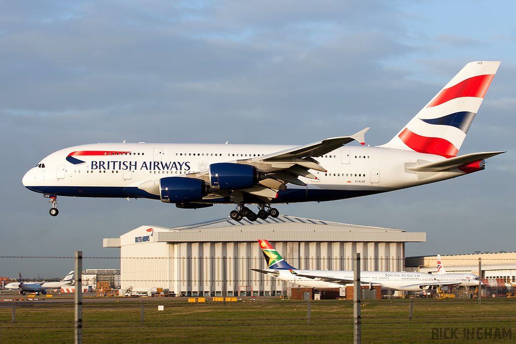 Airbus A380-841 - G-XLEE - British Airways