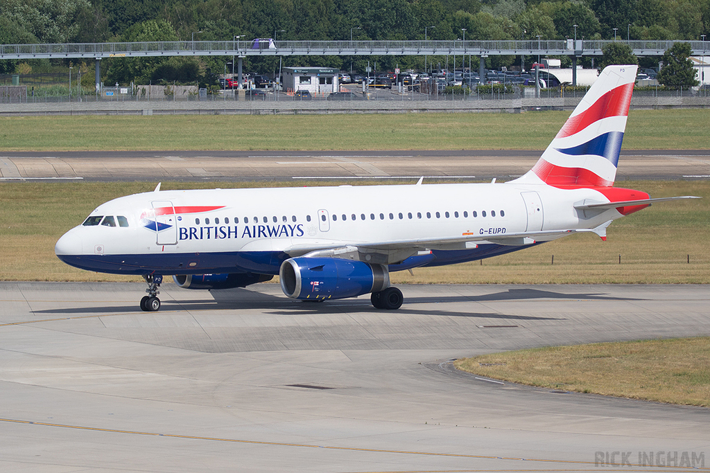 Airbus A319-131 - G-EUPD - British Airways
