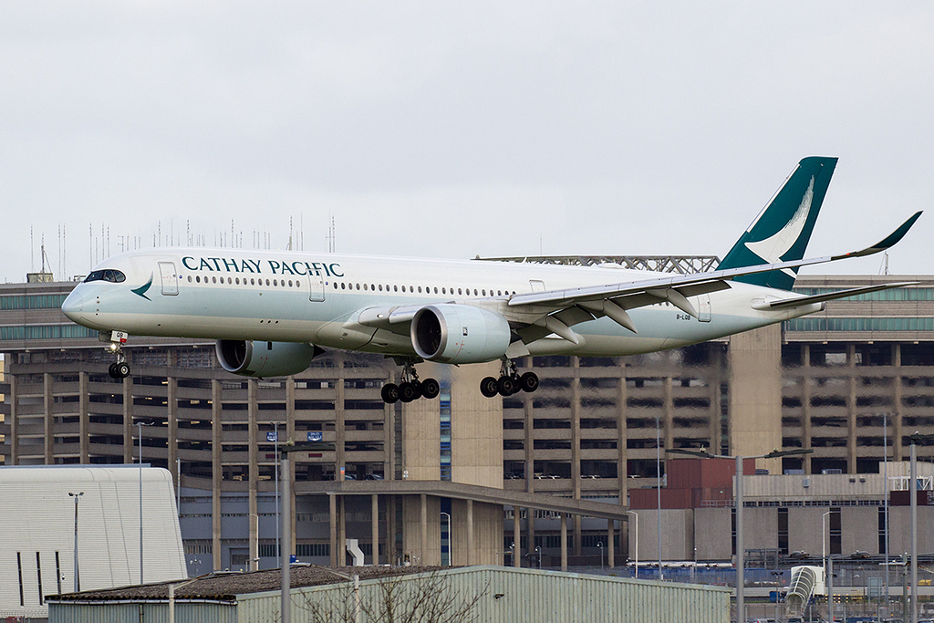Airbus A350-941 - B-LQB - Cathay Pacific