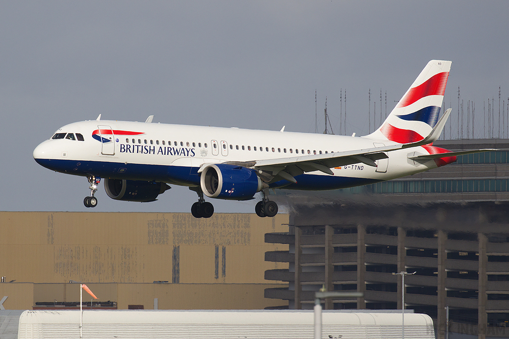 Airbus A320-251NSL NEO - G-TTND - British Airways