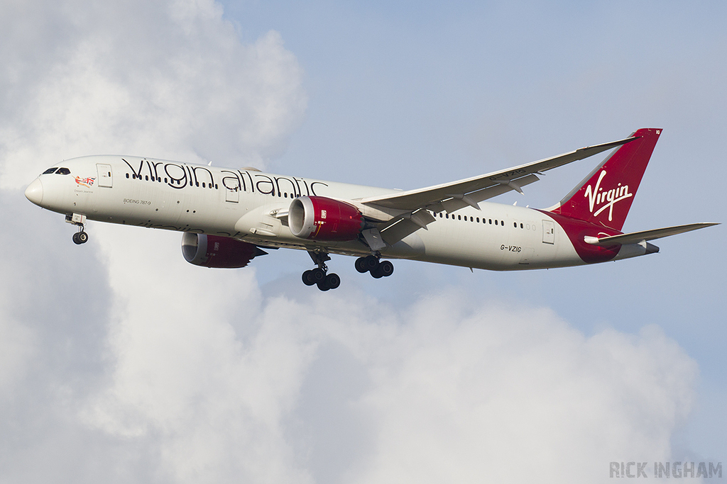 Boeing 787-9 Dreamliner - G-VZIG - Virgin Atlantic