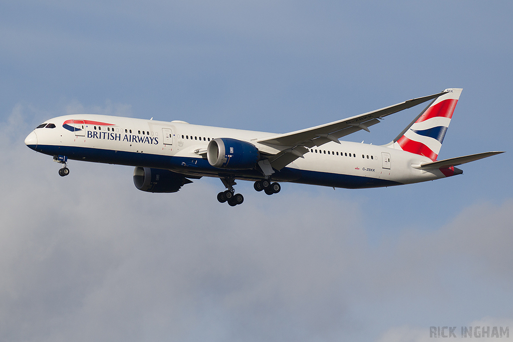 Boeing 787-9 Dreamliner - G-ZBKK - British Airways