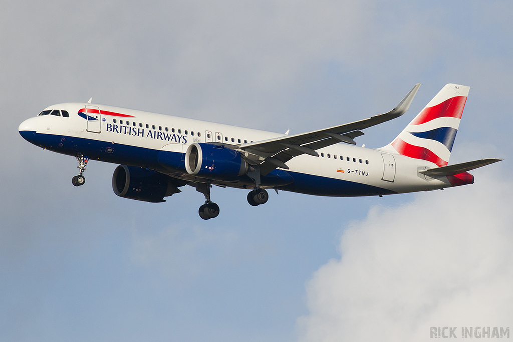 Airbus A320-251N NEO - G-TTNJ - British Airways