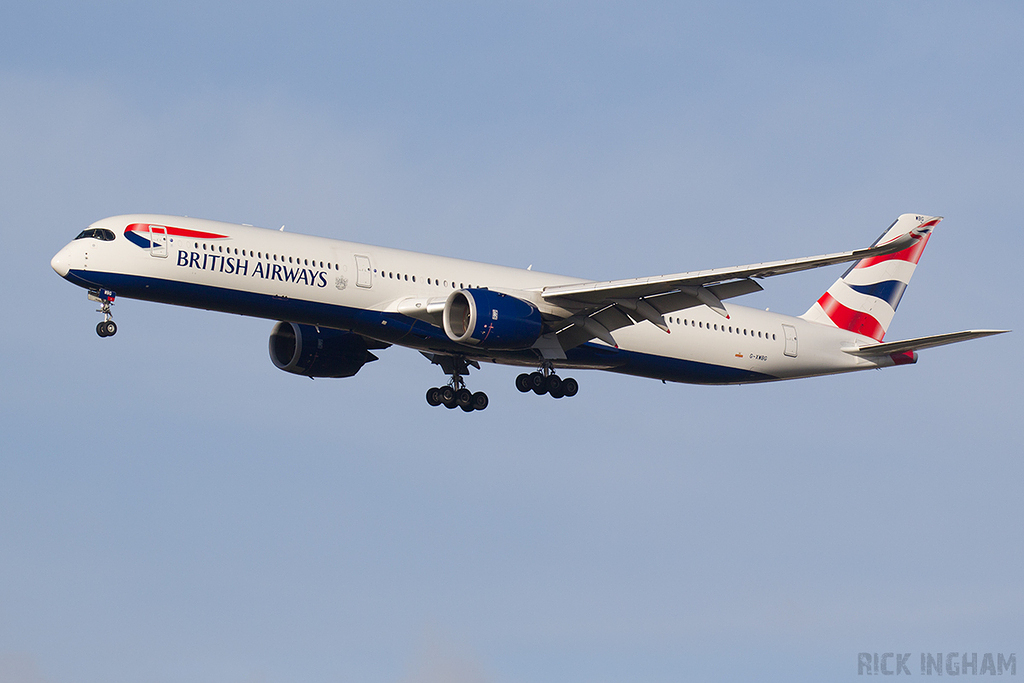Airbus A350-1041 - G-XWBG - British Airways