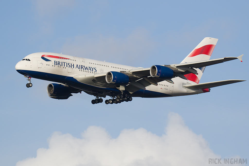 Airbus A380-841 - G-XLEC - British Airways