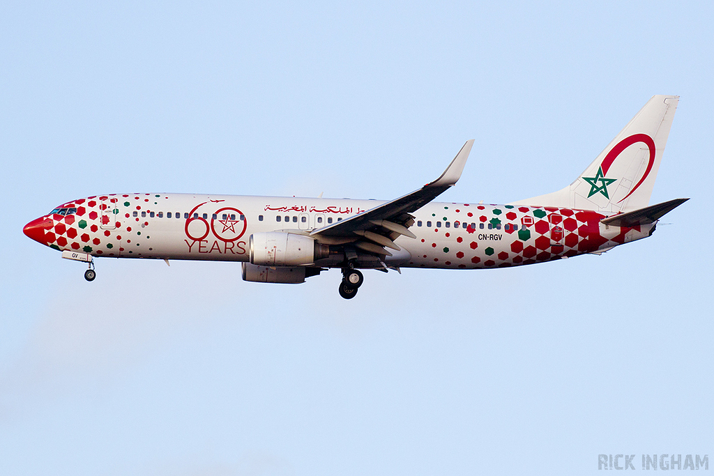 Boeing 737-85P - CN-RGV - Royal Air Maroc